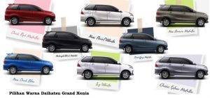 pilihhan warna daihatsu xenia 2020 terbaru