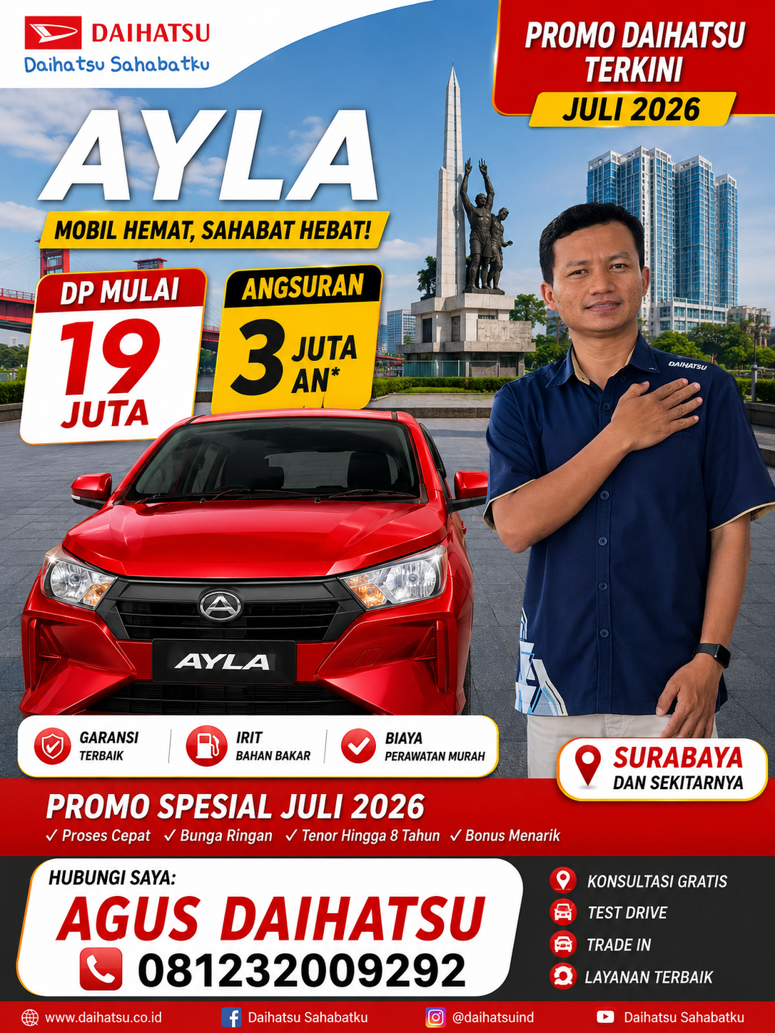 kredit ayla, harga daihatsu ayla, kredit daihatsu ayla